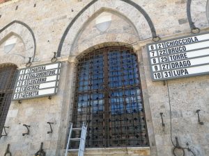 Palio 2 luglio 2022: lo scacchiere delle monte in tempo reale