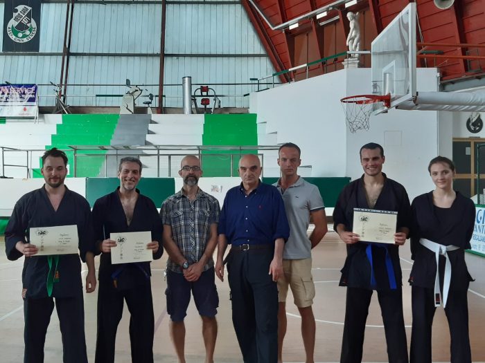 Tre nuove cinture nere e una gialla per scuola Kung Fu Kenpo della Polisportiva Mens Sana 1871