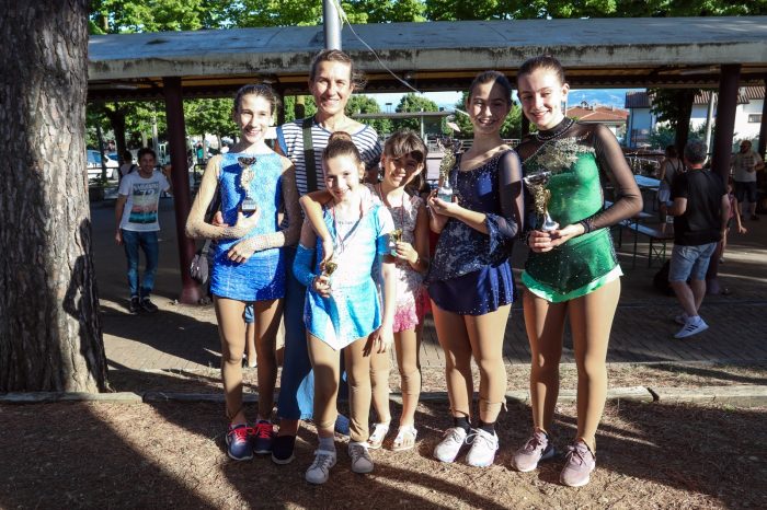 Le atlete del Pattinaggio Artistico Mens Sana sul podio del Trofeo interregionale ‘Verde Umbria’