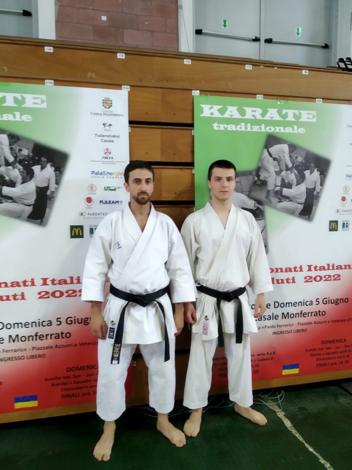 Due atleti senesi dell'AsdShinan Karate Kai agli Assoluti FijKta di Casale Monferrato