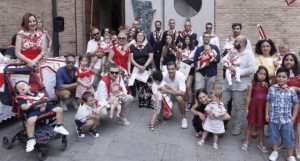 La contrada della Giraffa battezza ventidue nuovi contradaioli