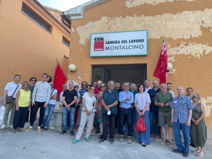 CGIL Siena: inaugurata la nuova sede di Montalcino