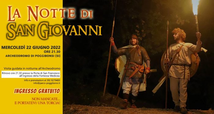 Poggibonsi: "La notte di San Giovanni” all’Archeodromo