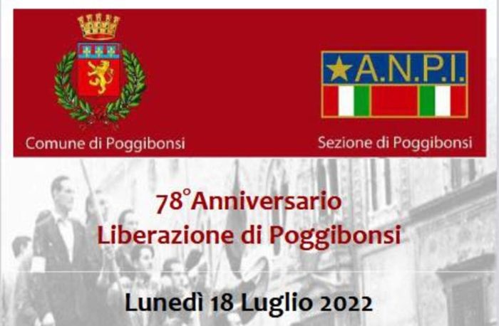 Poggibonsi ricorda il 78&deg; anniversario della Liberazione