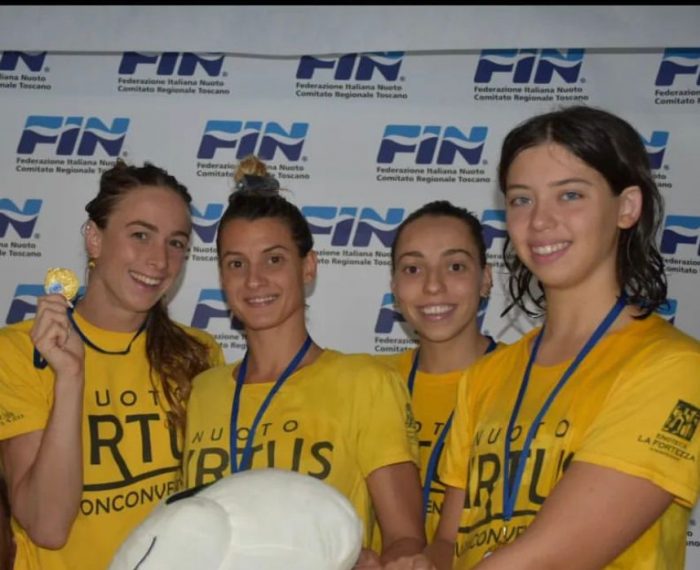 Nuoto: incetta di medaglie per la Virtus Buonconvento alle finali regionali estive