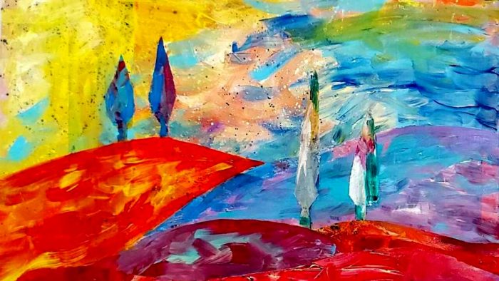 'ColorAbile', la pittura di Federica Mauro, alfiere della Repubblica in mostra a Colle Val d'Elsa