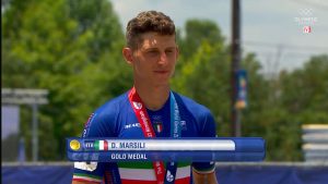 Duccio Marsili, altra medaglia d'oro nel giro su strada pattinaggio