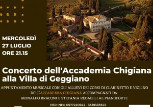 Alla Villa di Geggiano il concerto dell’Accademia Musicale Chigiana