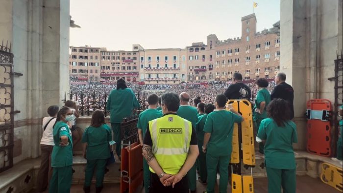 Palio del 16 agosto, l'organizzazione del 118 per il soccorso sanitario