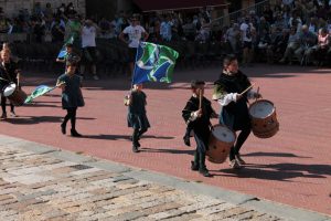 Montepulciano: piccoli sbandieratori e tamburini, il ritorno della gara in Piazza Grande