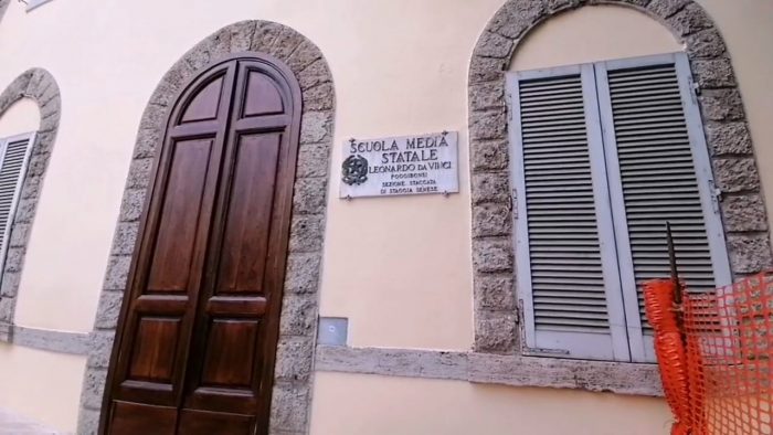 Scuola di Staggia, intervento verso il termine