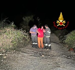 Casole d'Elsa: 75enne disperso nel bosco, recuperato dai Vigili del Fuoco