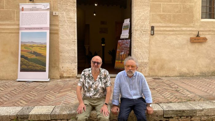 A Pienza la mostra "Meraviglie e luci toscane" del Maestro Gene Pompa