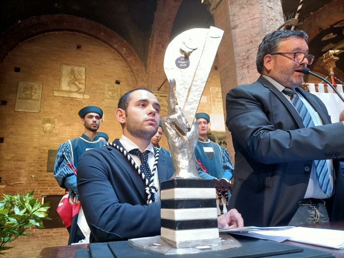 Oggi pomeriggio la consegna del Masgalano