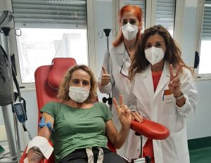 La campionessa olimpica Alessandra Sensini fa un appello per la donazione di sangue