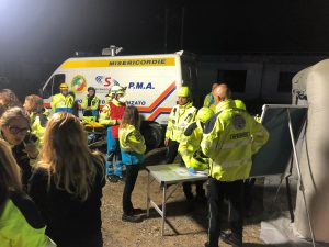 Il 118 impegnato in un&rsquo;esercitazione di maxiemergenza