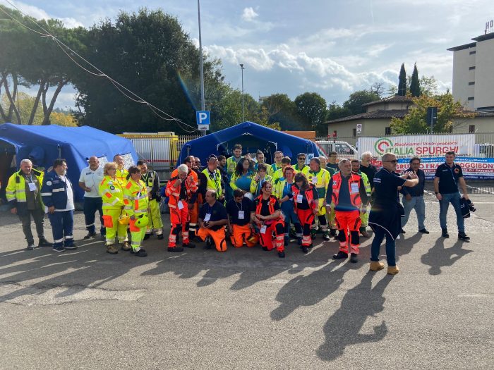 Poggibonsi: esercitazione della Protezione Civile di Siena, tanti scenari di emergenza simulati