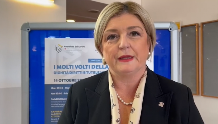 Marina Calderone a Siena: "Contrastare l'illegalità e il sommerso significa far ripartire il lavoro e il paese"