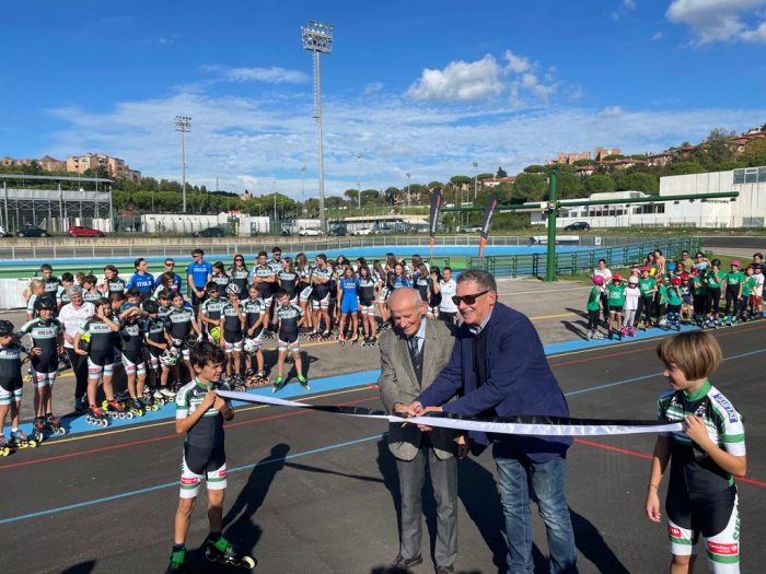 Mens Sana, taglio del nastro per il Velopattinodromo 'Bruno Tiezzi'