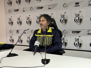 Siena-Carrarese, Dal Canto: "Una partita con occasioni simili"