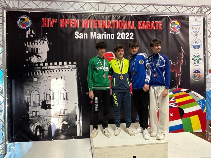 Mens Sana, Karate: Alessio Mallardi conquista l'argento al XVI Open Internazionale di San Marino