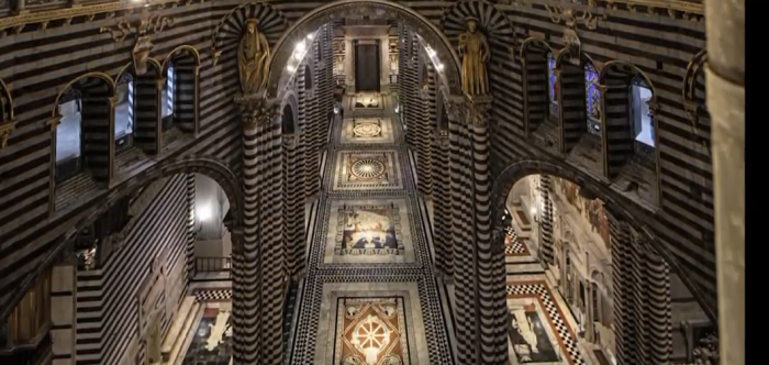 "Un libro di marmo", nuovo lavoro sul pavimento del Duomo di Siena