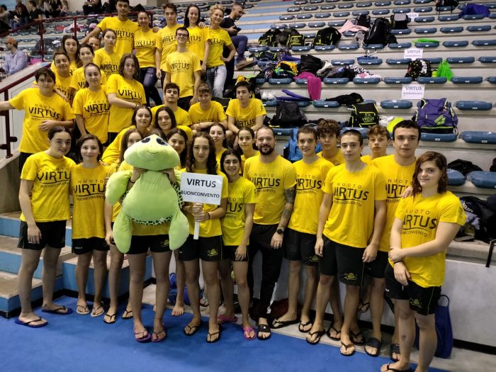 Virtus Buonconvento protagonista nel primo appuntamento stagionale di nuoto pinnato