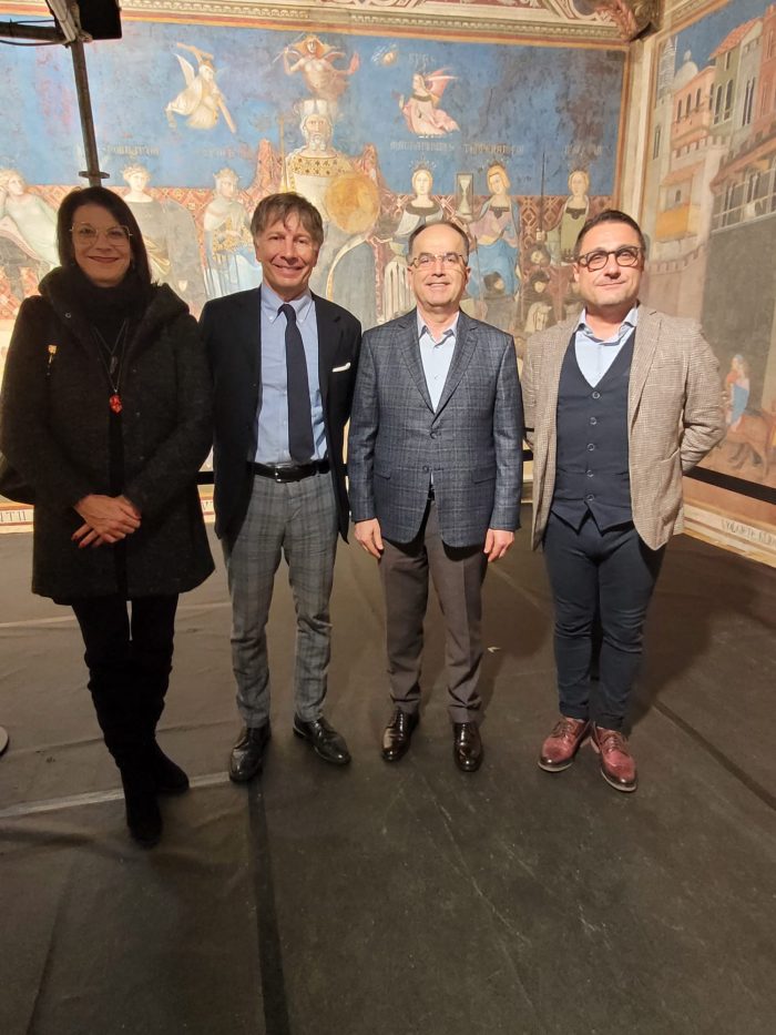 De Mossi incontra il neo presidente albanese Begaj e lo accompagna in visita al cantiere del Buongoverno