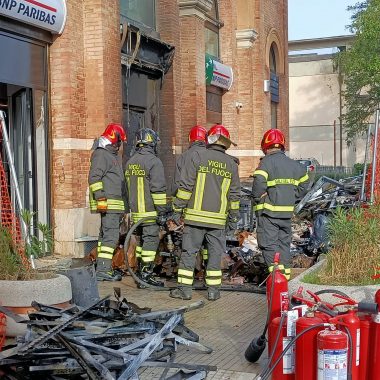 Incendio Bnl San Prospero 9