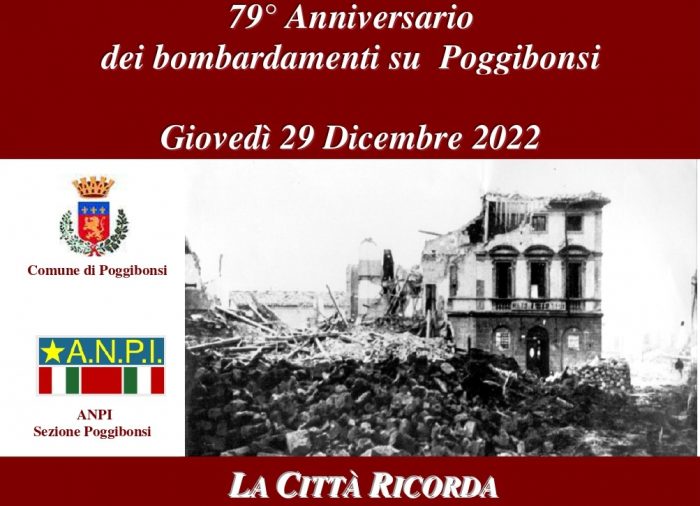 Poggibonsi ricorda i 79 anni dai bombardamenti del ‘43
