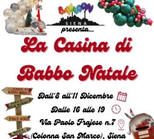 La casina di Babbo Natale arriva alla Colonna di San Marco