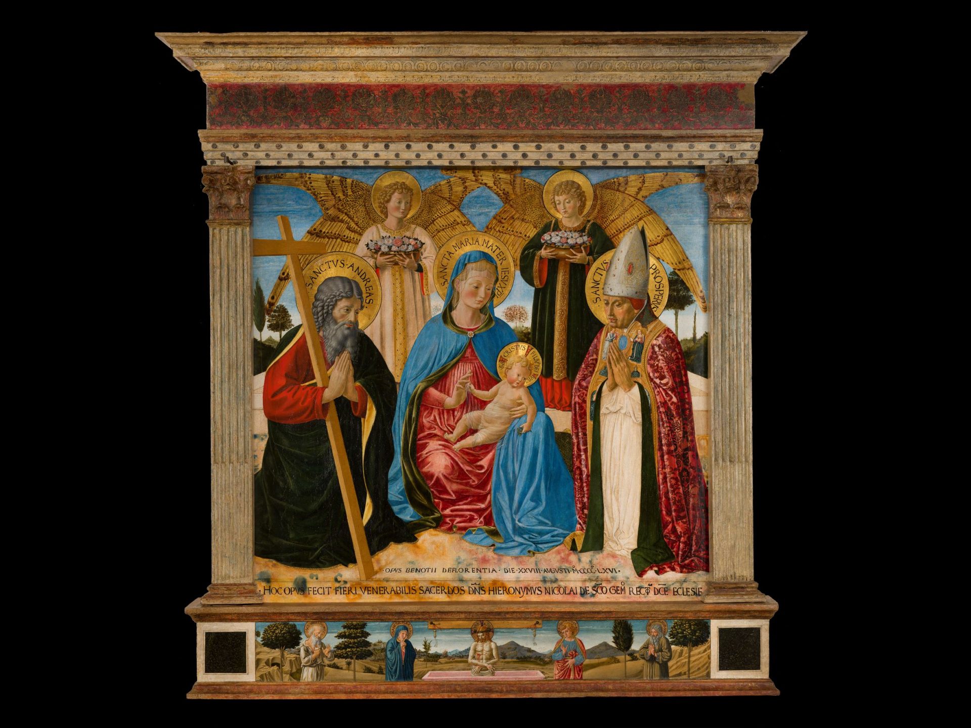 San Gimignano: nuova vita per la "Madonna col Bambino e i santi" di Benozzo Gozzoli