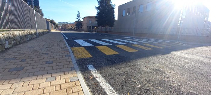 Buonconvento: conclusi i lavori in Via Fratelli Rosselli