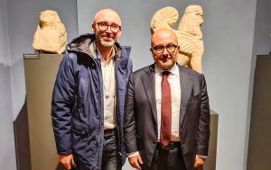 Il Ministro Sangiuliano in visita al Museo Etrusco di Chiusi
