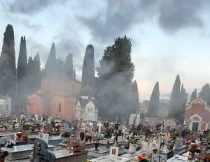 Cimiteri Siena: "Le nubi di fumo che si formano al Laterino non sono inquinanti, è vapore acqueo"