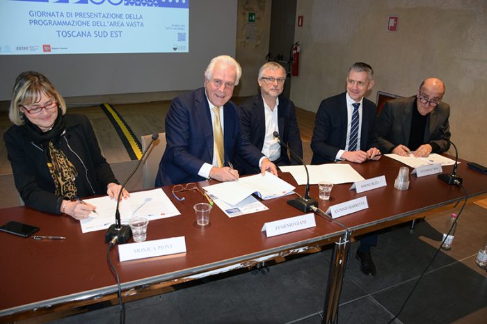 Sanit&agrave;, firmato a Siena il documento di programmazione integrata dell'Area Vasta Sudest