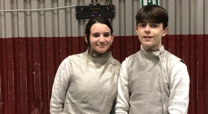 Cus Scherma Siena, Alessia Balzini e Pietro Corsini qualificati ai campionati italiani U17 di fioretto