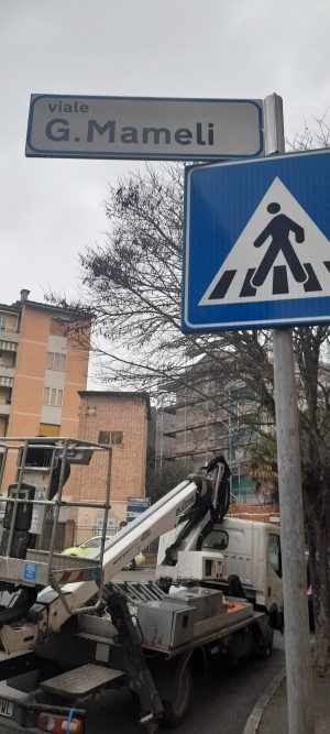 Guasto all'illuminazione pubblica in via Mameli a Siena