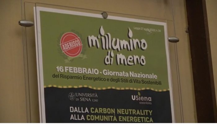 M&rsquo;illumino di Meno, UniSi lancia l'iniziativa "Dalla Carbon Neutrality alla Comunit&agrave; Energetica"