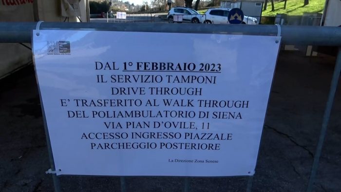 Tamponi Covid: da oggi al 'Walk Through' in Pian d'Ovile