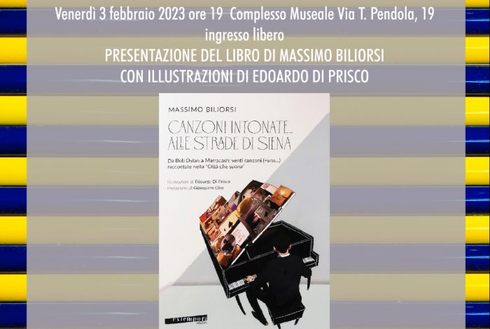 Siena: "Pagine e Parole" nella Tartuca, presentazione del libro di Massimo Biliorsi
