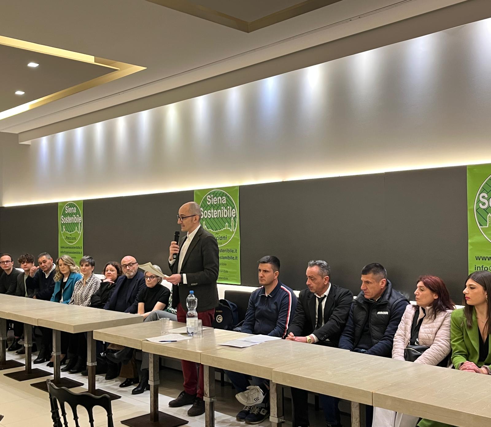 Amministrative Siena presentata la lista di Siena Sostenibile a