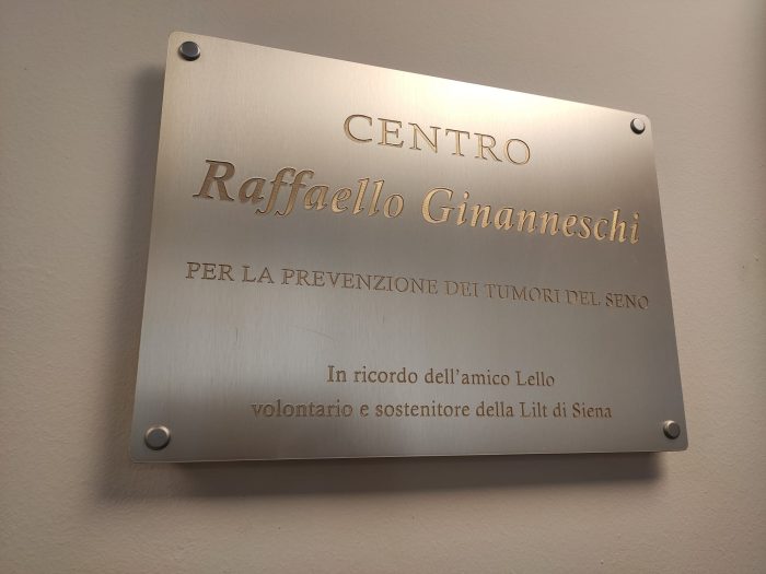 Intitolato a 'Lello' Ginanneschi il centro senologico della Lilt di Siena