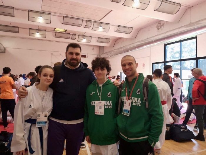 Mens Sana, Karate: Margherita Butini e Alessio Mallardi conquistano il podio all'Open Toscana