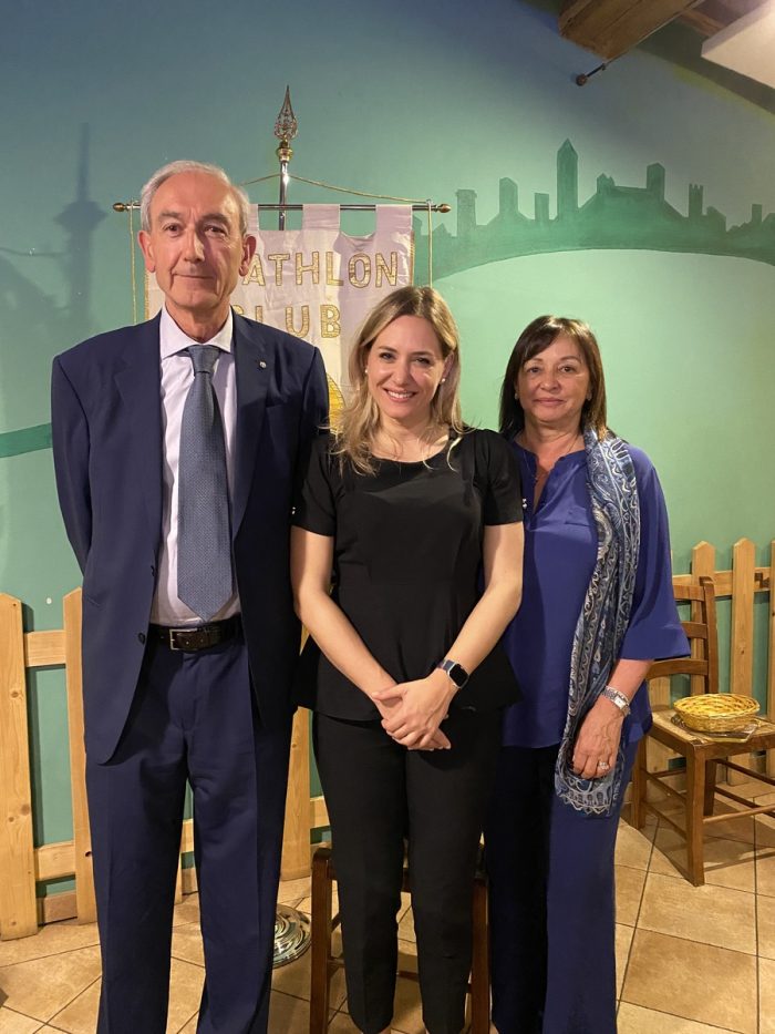 Silvia Marziali ospite del Panathlon Club Siena