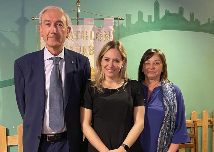 Silvia Marziali ospite del Panathlon Club Siena