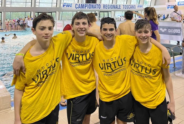 Nuoto: fine settimana di gare e di medaglie per la Virtus Buonconvento