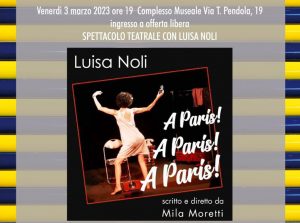 Nella Tartuca la commedia "A Paris! A Paris! A Paris!"