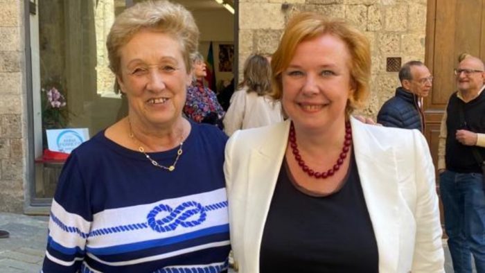Elezioni amministrative, l'europarlamentare Beatrice Covassi incontra Ferretti: "L'Europa un'occasione per Siena"