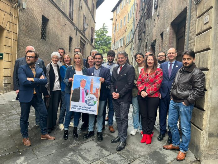 Elezioni amministrative Siena, presentati i candidati di Siena in Azione per Roberto Bozzi